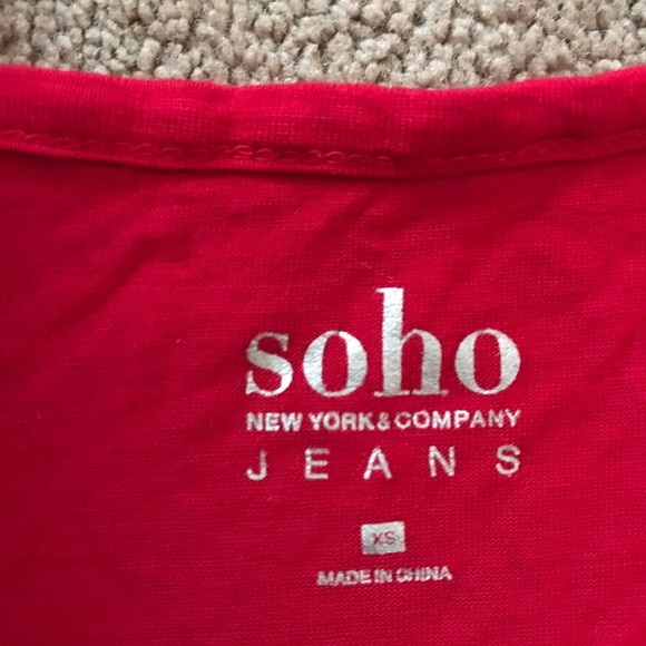 New york and company sleigh shirt xsmall - Picture 2 of 2